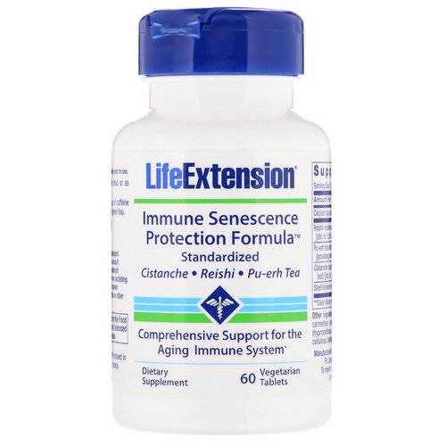 Life Extension, Immune Senescence Protection Formula, 60 Vegetarian Tablets فوائد