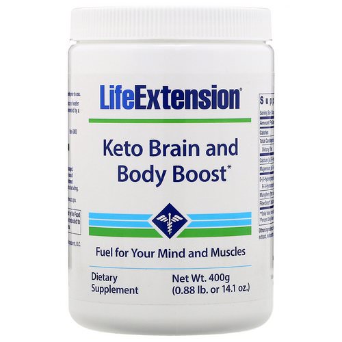 Life Extension, Keto Brain and Body Boost, 14.1 oz (400 g) فوائد