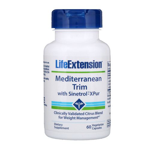 Life Extension, Mediterranean Trim with Sinetrol-XPur, 60 Vegetarian Capsules فوائد