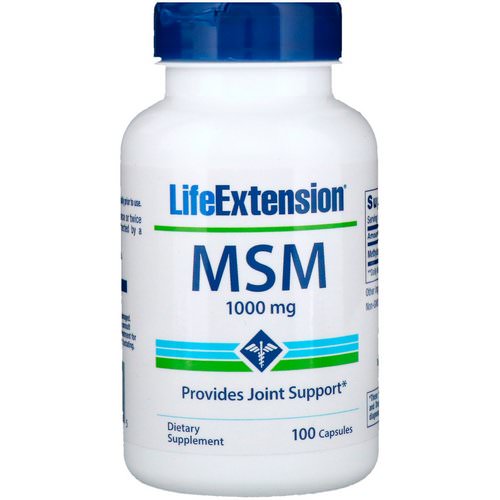 Life Extension, MSM, 1000 mg, 100 Capsules فوائد