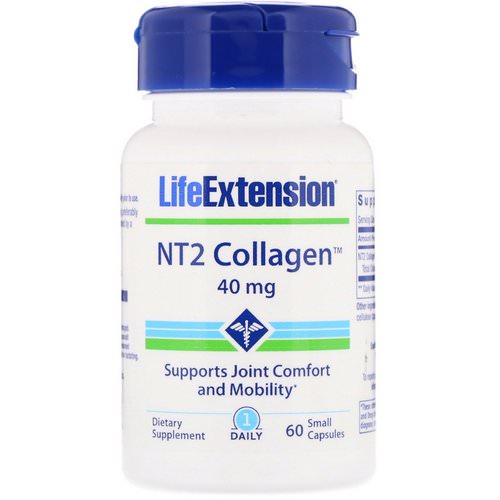 Life Extension, NT2 Collagen, 40 mg, 60 Small Capsules فوائد