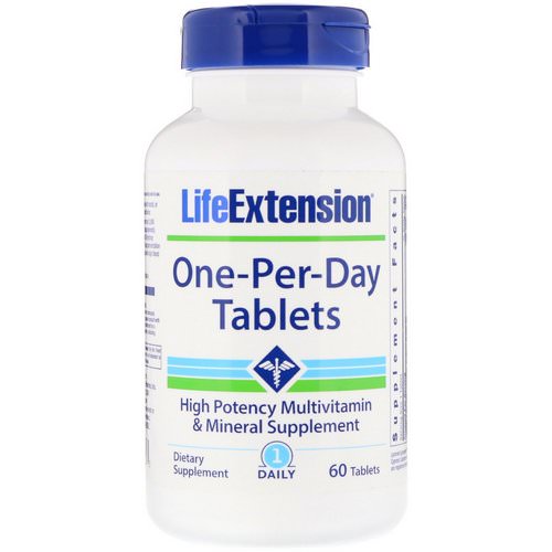 Life Extension, One-Per-Day Tablets, 60 Tablets فوائد