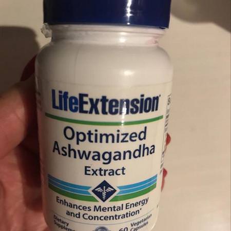 Life Extension Ashwagandha Calm Formulas - تهدئة, ملاحق, أش,اغاندا, مح,لات التكييف