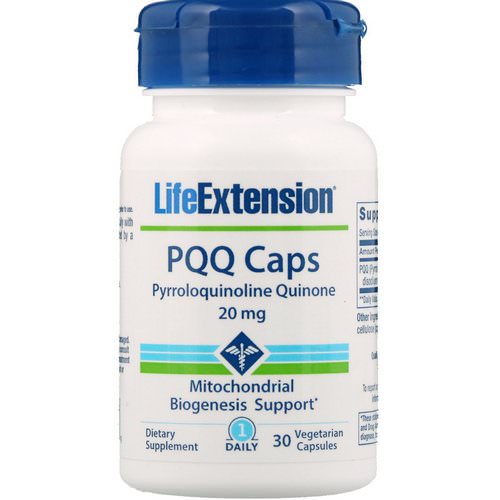 Life Extension, PQQ Caps, 20 mg, 30 Vegetarian Capsules فوائد