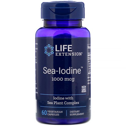 Life Extension, Sea-Iodine, 1,000 mcg, 60 Vegetarian Capsules فوائد