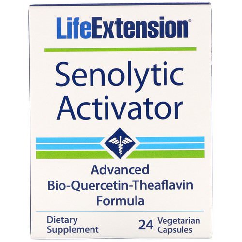 Life Extension, Senolytic Activator, 24 Vegetarian Capsules فوائد
