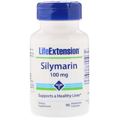 Life Extension, Silymarin, 100 mg, 90 Vegetarian Capsules فوائد