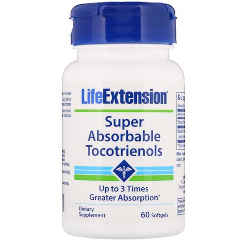 Life Extension, Super Absorbable Tocotrienols, 60 Softgels فوائد