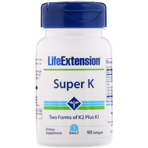Life Extension, Super K, 90 Softgels فوائد