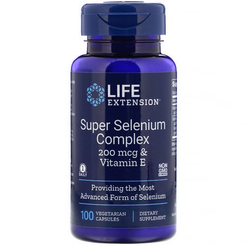 Life Extension, Super Selenium Complex, 100 Vegetarian Capsules فوائد