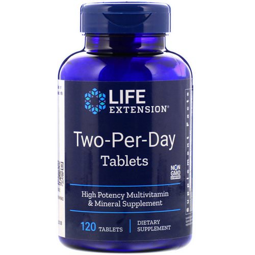 Life Extension, Two-Per-Day Tablets, 120 Tablets فوائد