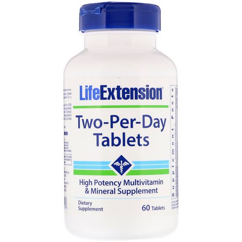 Life Extension, Two-Per-Day Tablets, 60 Tablets فوائد