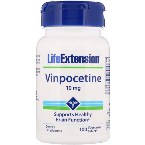 Life Extension, Vinpocetine, 10 mg, 100 Vegetarian Tablets فوائد