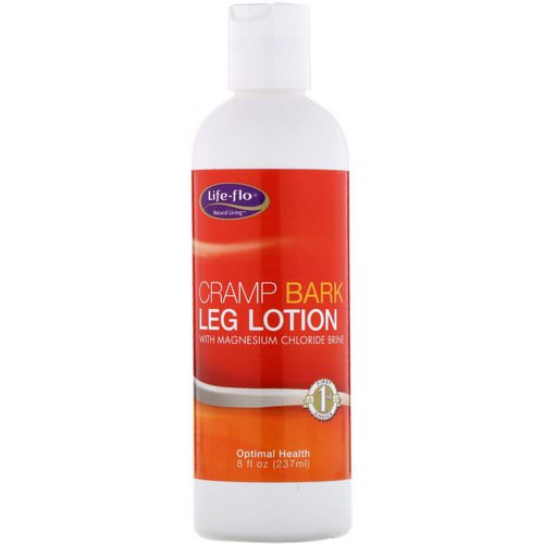 Life-flo, Cramp Bark Leg Lotion, with Magnesium Chloride Brine, 8 fl oz (237 ml) فوائد