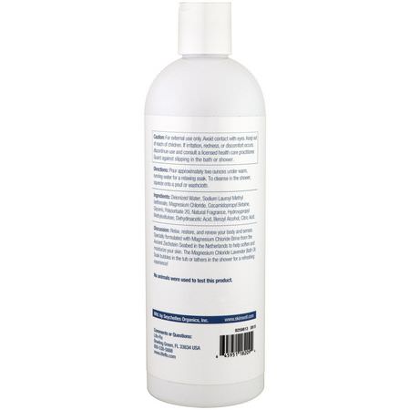 Life-flo, Magnesium Bath Oil Soak, Lavender, 16 fl oz (473 ml):المغنيسي,م ,المعادن