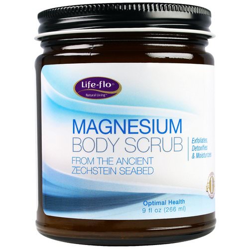 Life-flo, Magnesium Body Scrub, 9 fl oz (266 ml) فوائد