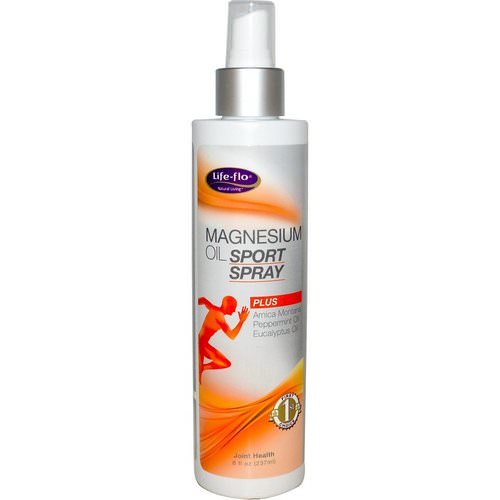 Life-flo, Magnesium Oil Sport Spray, 8 fl oz (237 ml) فوائد