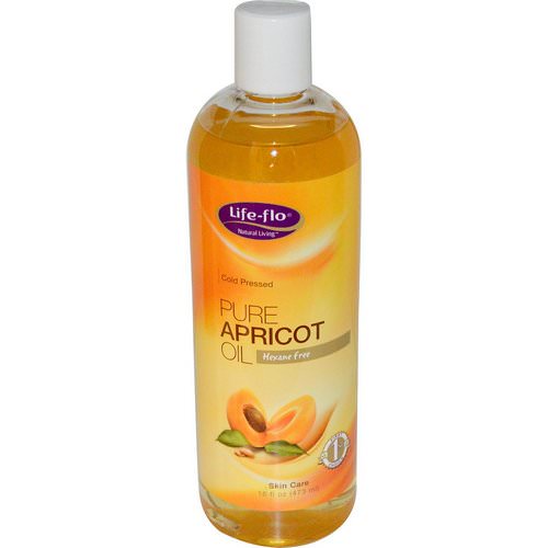 Life-flo, Pure Apricot Oil, Skin Care, 16 fl oz (473 ml) فوائد