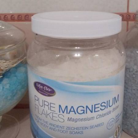 Life-flo Mineral Bath Magnesium - المغنيسي,م ,المعادن ,المكملات الغذائية ,الحمام المعدني