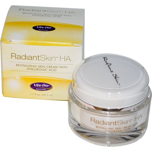 Life-flo, Radiant Skin HA, Revitalizing Skin Cream with Hyaluronic Acid, 1.7 fl oz (50.3 ml) فوائد