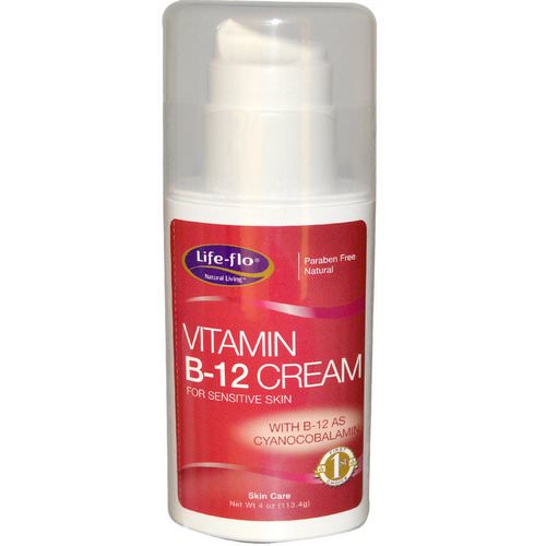 Life-flo, Vitamin B-12 Cream, 4 oz (113.4 g) فوائد