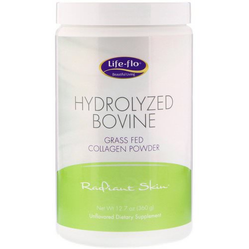 Life-flo, Hydrolyzed Bovine, Grass Fed Collagen Powder, Unflavored, 12.7 oz (360 g) فوائد