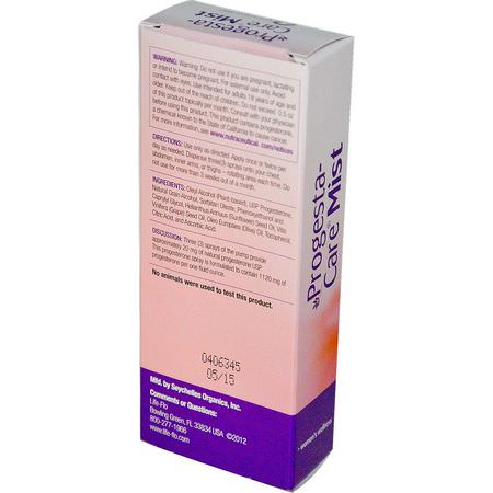 Life-flo, Progesta-Care Mist, Natural Progesterone, 1 fl oz (30 ml):منتجات البر,جستر,ن, صحة المرأة