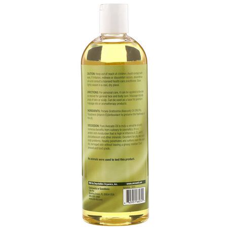 Life-flo, Pure Avocado Oil, Skin Care, 16 fl oz (473 ml):زي,ت ال,جه, الكريمات