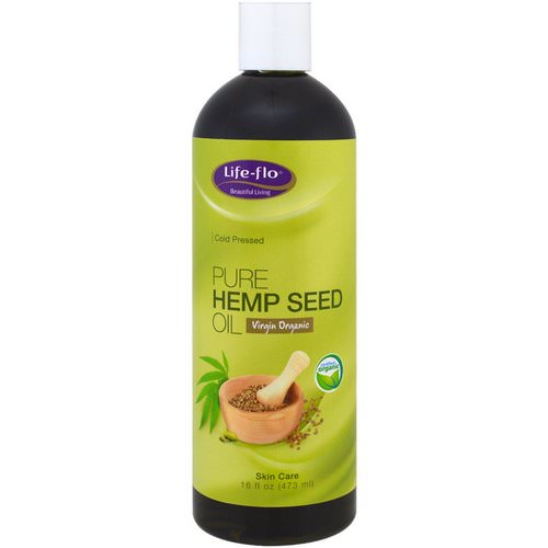 Life-flo, Pure Hemp Seed Oil, 16 fl oz (473 ml) فوائد