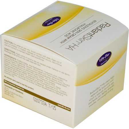 Life-flo, Radiant Skin HA, Revitalizing Skin Cream with Hyaluronic Acid, 1.7 fl oz (50.3 ml):كريم, مصل حمض الهيال,ر,نيك