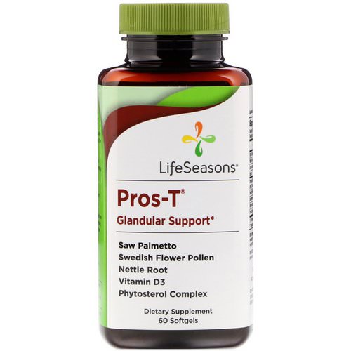 LifeSeasons, Pros-T Glandular Support, 60 Softgels فوائد