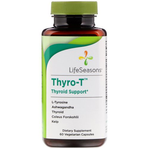LifeSeasons, Thyro-T, Thyroid Support, 60 Vegetarian Capsules فوائد