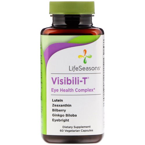 LifeSeasons, Visibili-T, Eye Health Complex, 60 Vegetarian Capsules فوائد