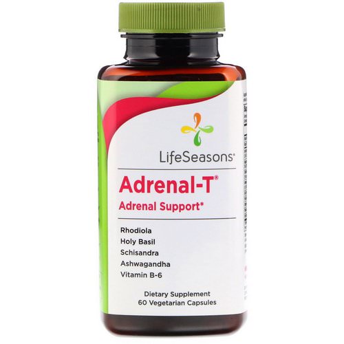 LifeSeasons, Adrenal-T, Adrenal Support, 60 Vegetarian Capsules فوائد
