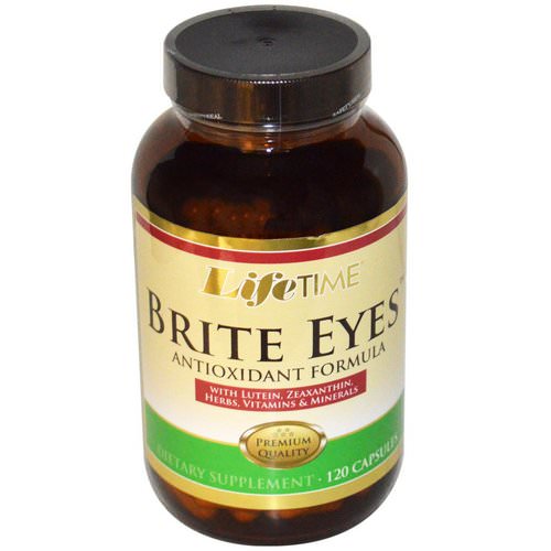 LifeTime Vitamins, Brite Eyes Antioxidant Formula, 120 Capsules فوائد