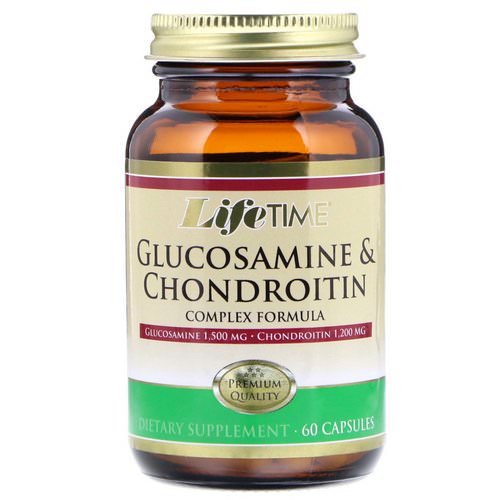LifeTime Vitamins, Glucosamine & Chondroitin Complex Formula, 60 Capsules فوائد