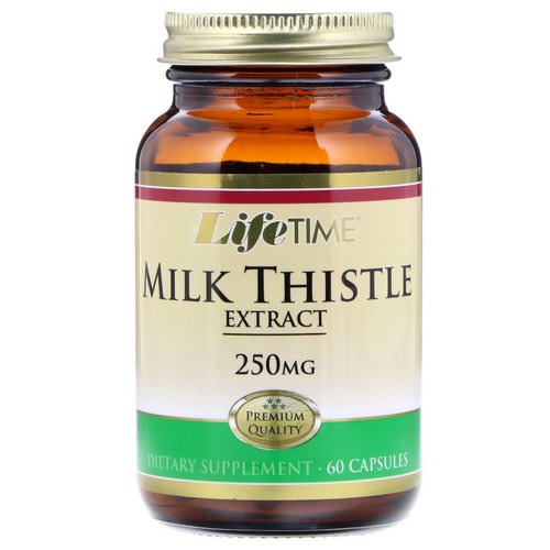 LifeTime Vitamins, Milk Thistle Extract, 250 mg, 60 Capsules فوائد