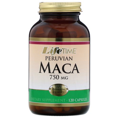 LifeTime Vitamins, Peruvian Maca, 750 mg, 120 Capsules فوائد