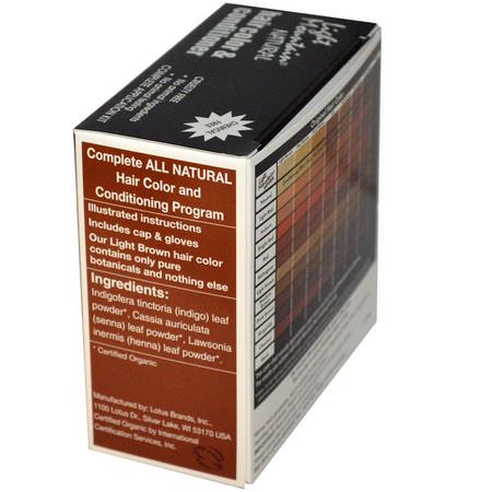 Light Mountain, Natural Hair Color & Conditioner, Light Brown, 4 oz (113 g):الحناء, ل,ن الشعر