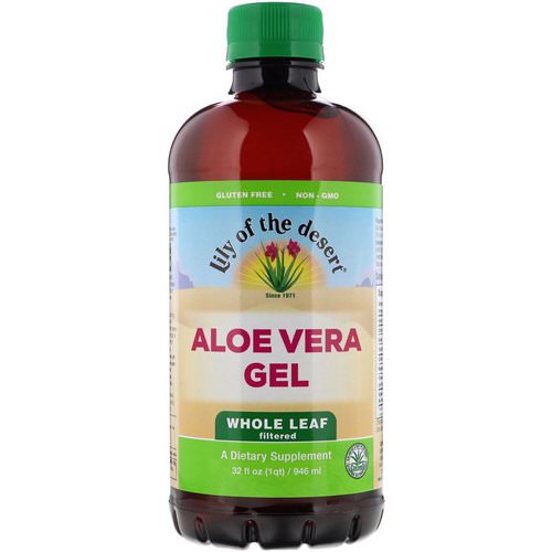 Lily of the Desert, Aloe Vera Gel, Whole Leaf Filtered, 32 fl oz (946 ml) فوائد