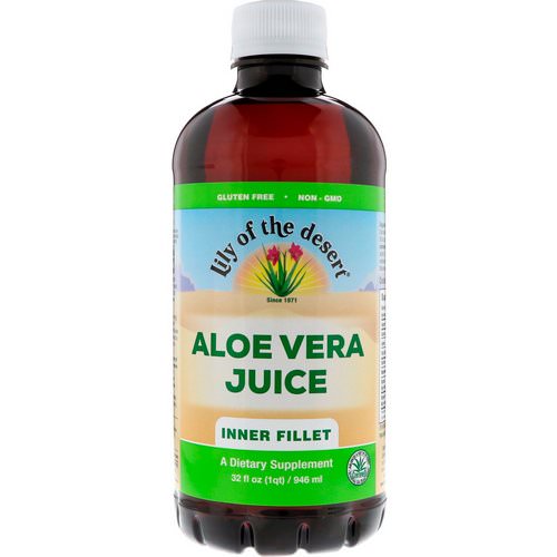 Lily of the Desert, Aloe Vera Juice, Inner Fillet, 32 fl oz (946 ml) فوائد