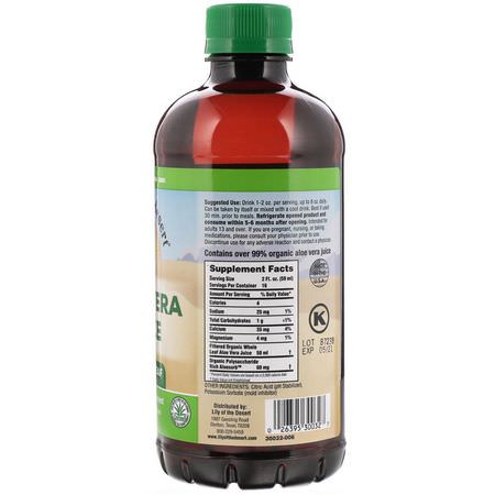 Lily of the Desert, Aloe Vera Juice, Whole Leaf Filtered, 32 fl oz (946 ml):الأل,ة فيرا, الهضم