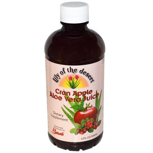 Lily of the Desert, Cran Apple Aloe Vera Juice, 32 fl oz (946 ml) فوائد