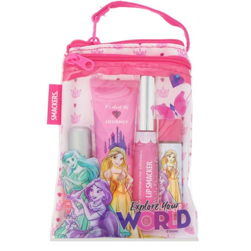 Lip Smacker, Disney Princess Glam Bag, 4 Pieces فوائد