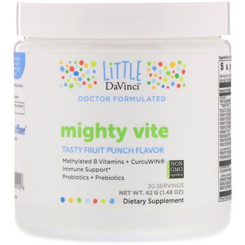 Little DaVinci, Mighty Vite, Tasty Fruit Punch, 1.48 oz (42 g) فوائد
