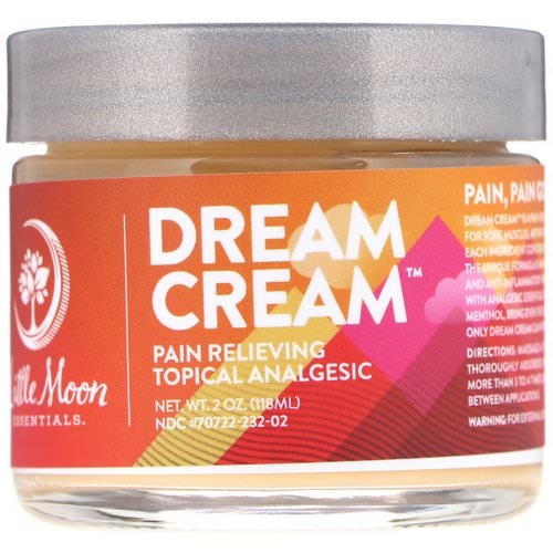 Little Moon Essentials, Dream Cream, Pain Relieving Topical Analgesic, 2 oz (118 ml) فوائد