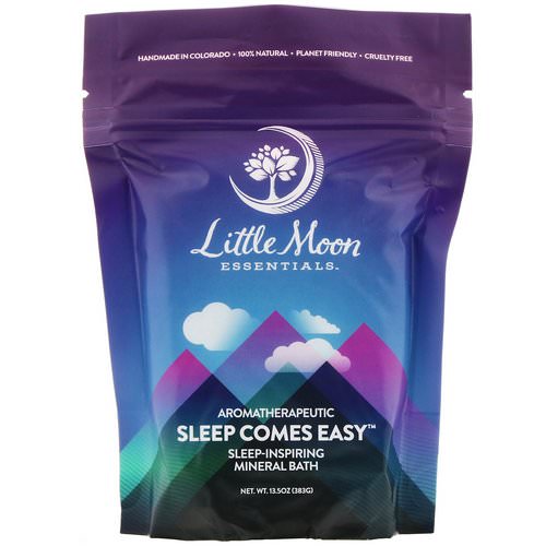 Little Moon Essentials, Sleep Comes Easy, Sleep-Inspiring Mineral Bath, 13.5 oz (383 g) فوائد
