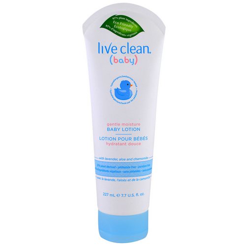Live Clean, Baby, Gentle Moisture, Baby Lotion, 7.7 fl oz. (227 ml) فوائد
