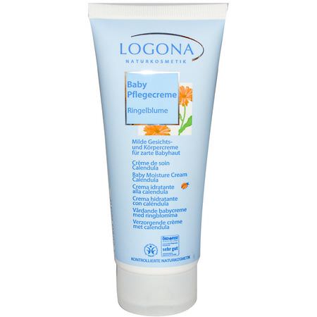 Logona Naturkosmetik, Baby Moisture Cream, Calendula, 3.4 fl oz (100 ml):Calendula, مرطب جسم