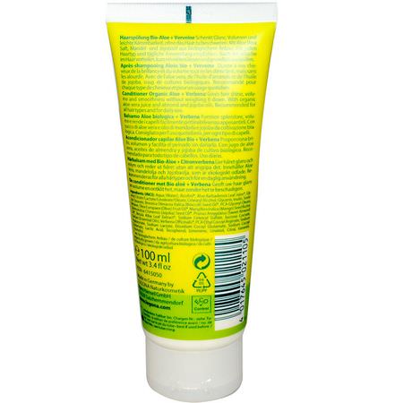 Logona Naturkosmetik, Daily Care, Conditioner, Organic Aloe + Verbena, 3.4 fl oz (100 ml):بلسم, العناية بالشعر